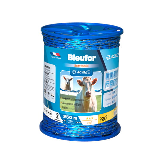 Plecionka linka Bleufor Lacme niebieska 250m - Cavalo